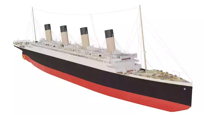 RMS Olympic 3D model