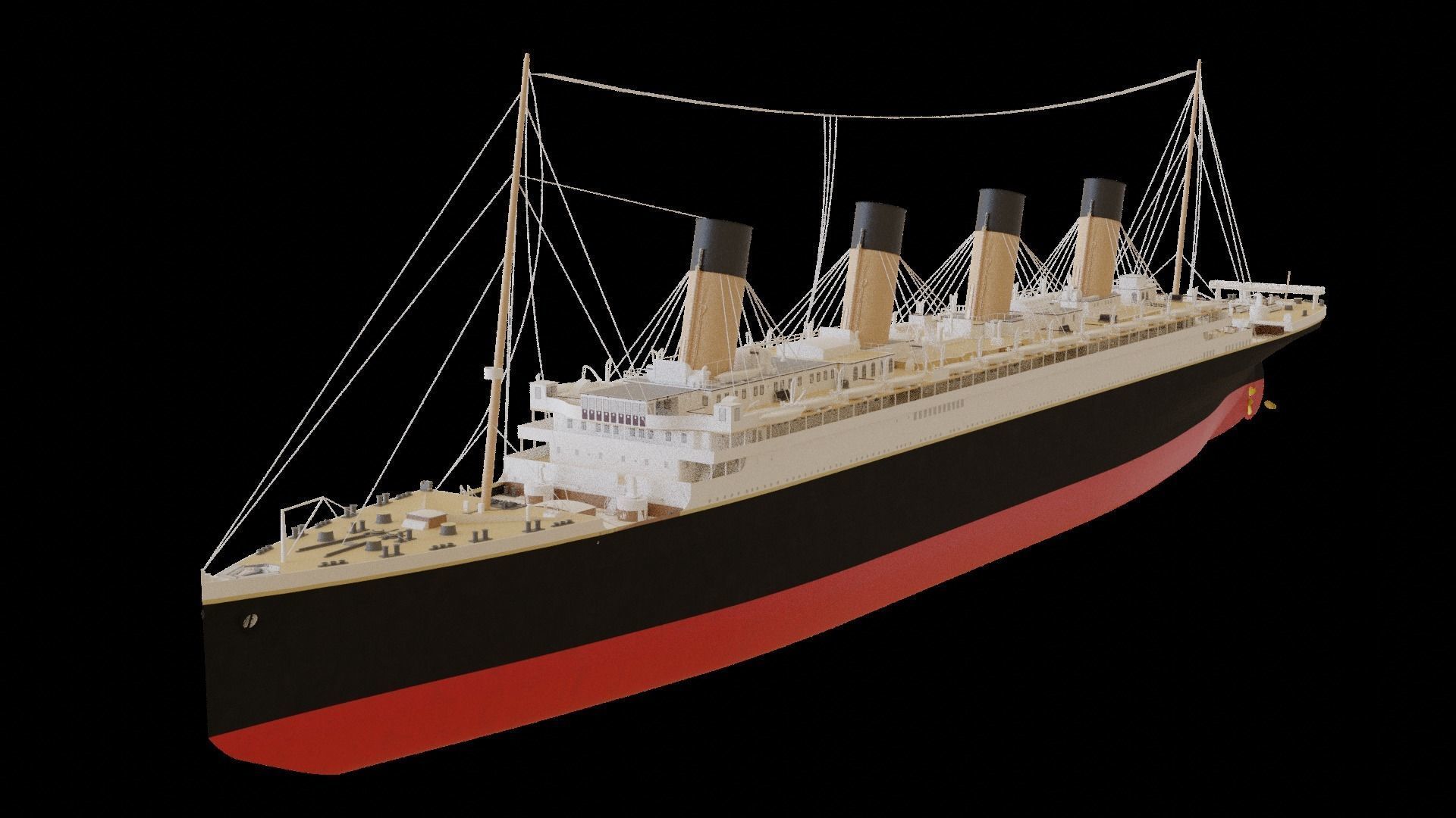 RMS Olympic 3D model_6