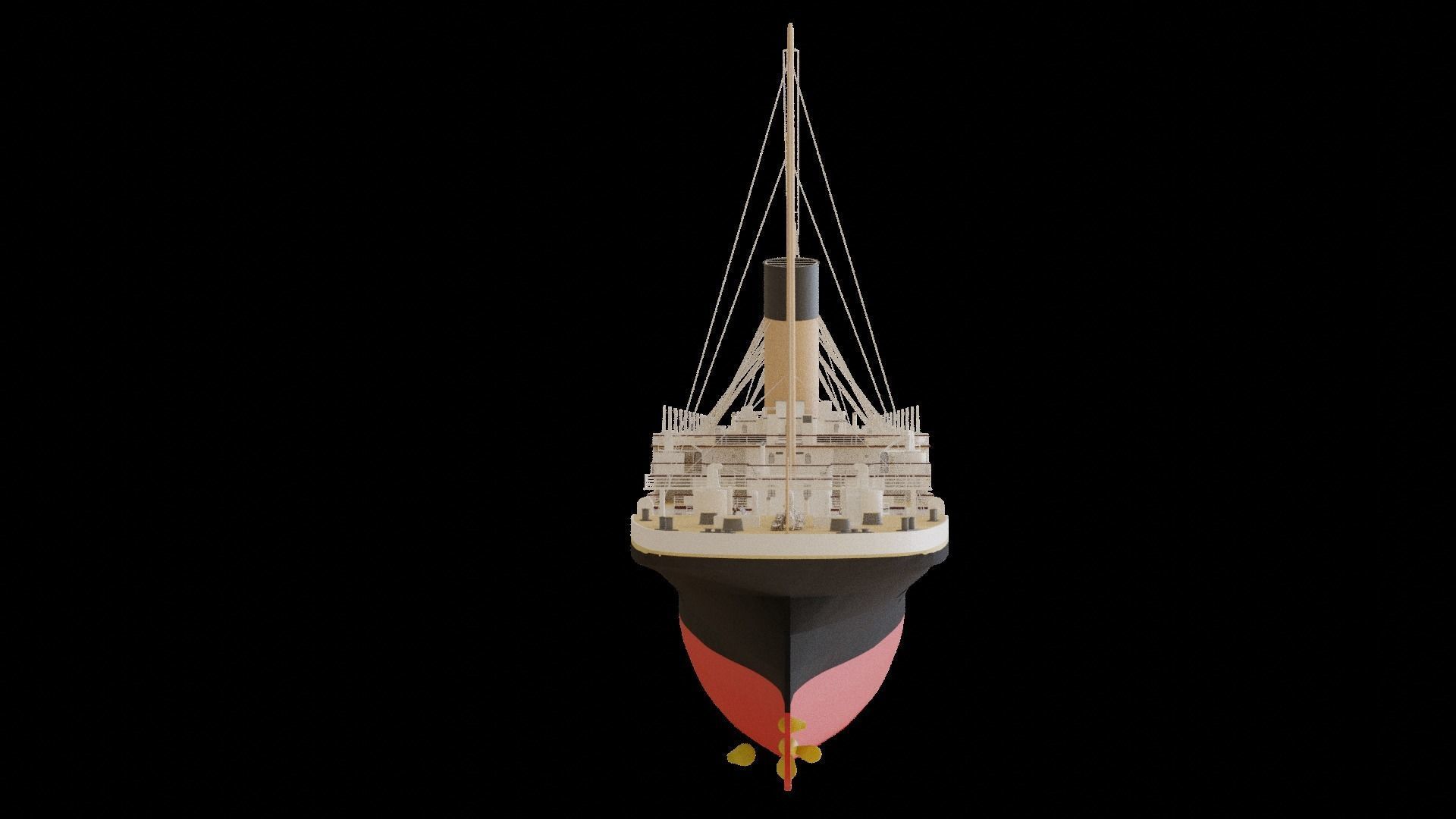 RMS Olympic 3D model_3