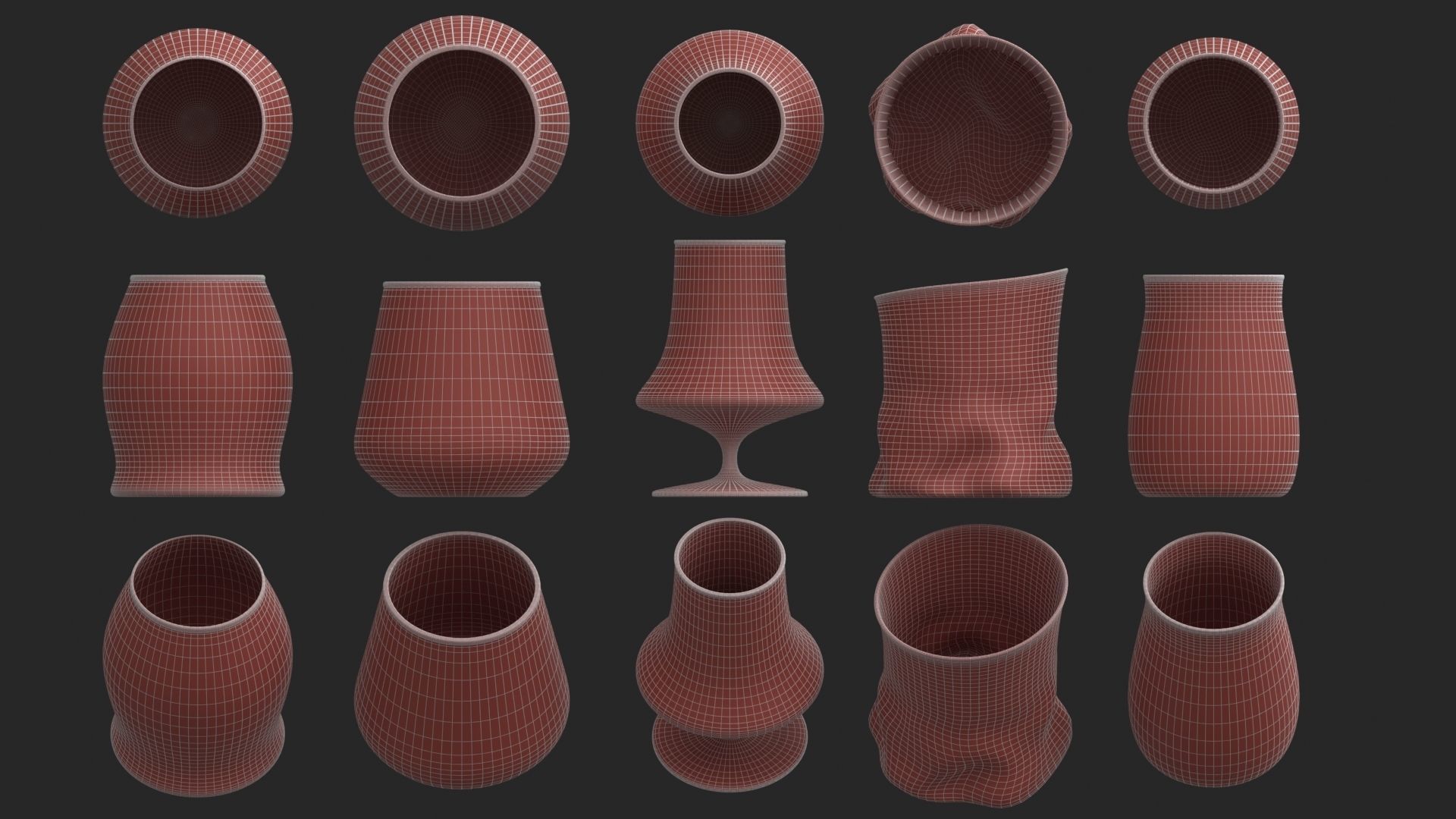 21 Whiskey Alcohol Glass with drink Set Pack Printed 3D model_24