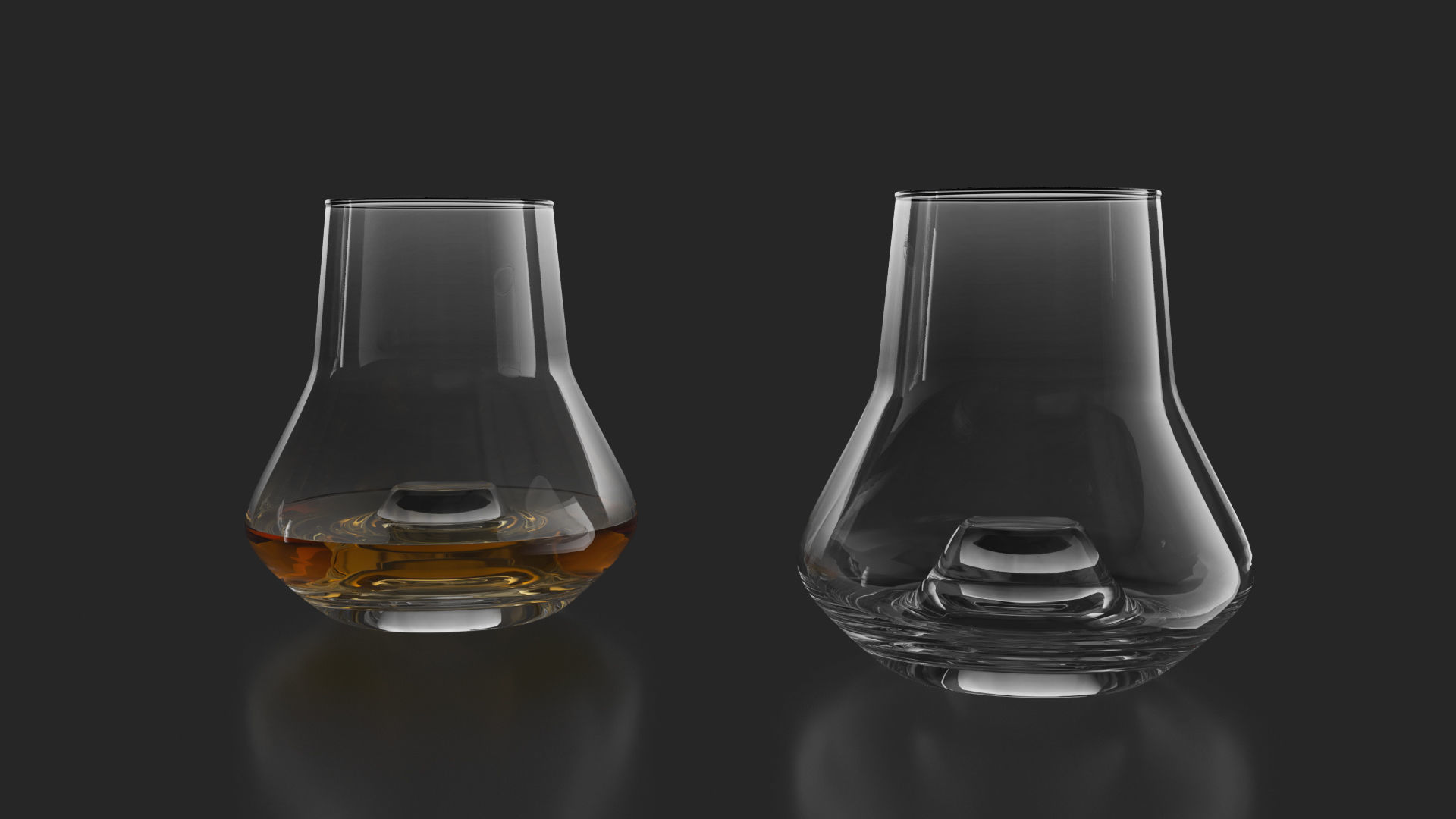 21 Whiskey Alcohol Glass with drink Set Pack Printed 3D model_4