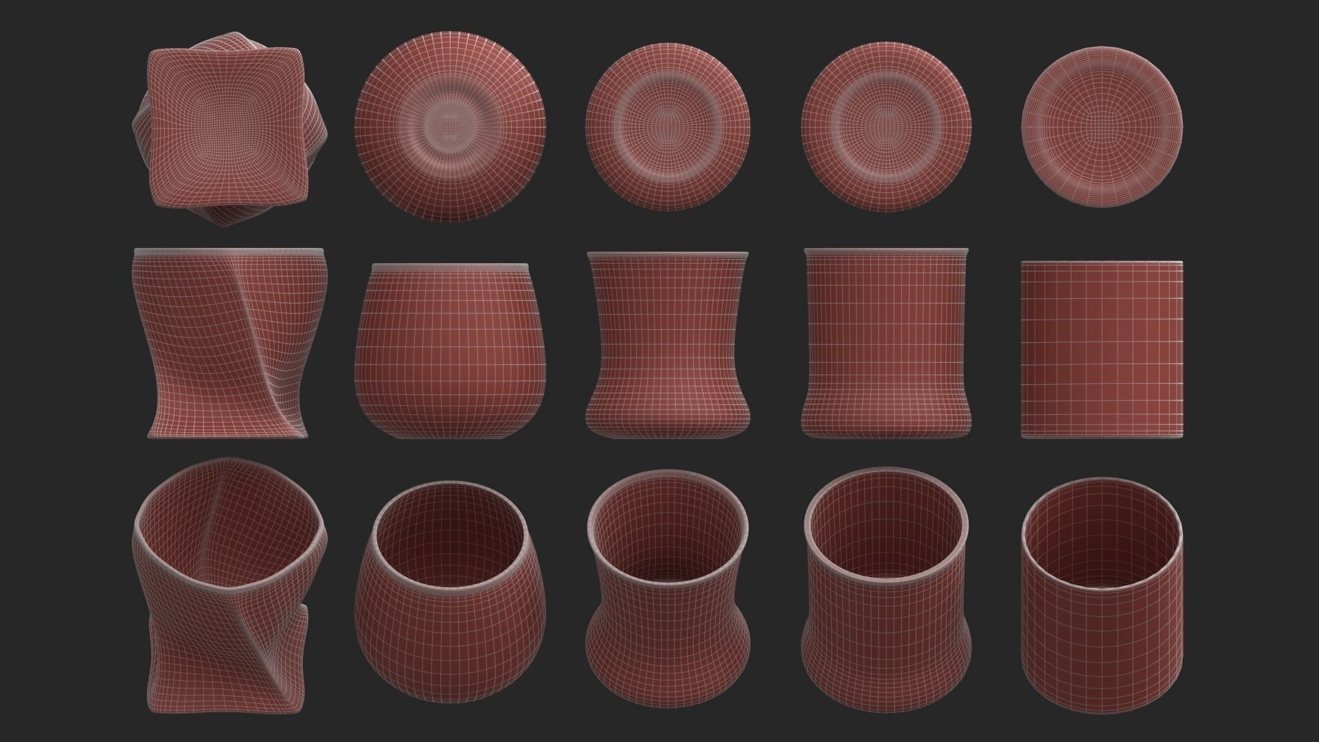 21 Whiskey Alcohol Glass with drink Set Pack Printed 3D model_23