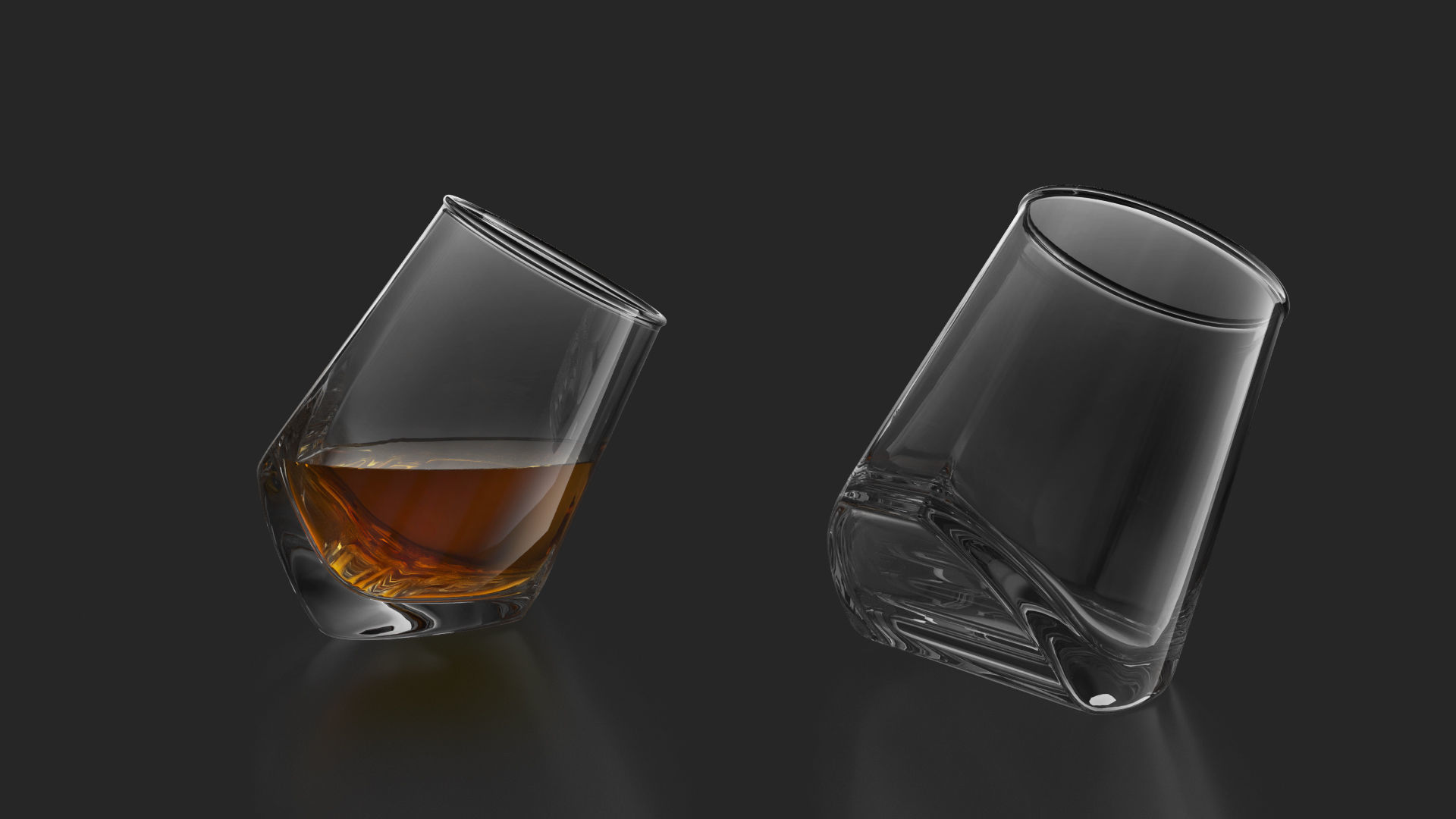 21 Whiskey Alcohol Glass with drink Set Pack Printed 3D model_5