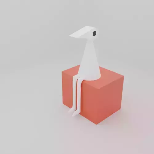 Crow Man 3D Model 3D model