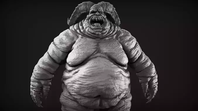 Demon 3 High Poly Sculpt