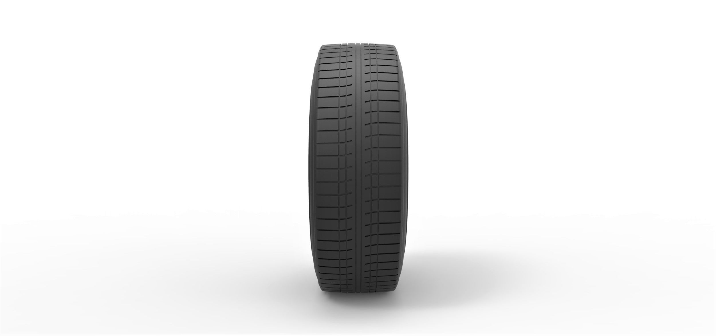 Car wheel 4 3D print model_2