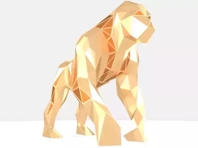 Polygonal Gorilla Parametric