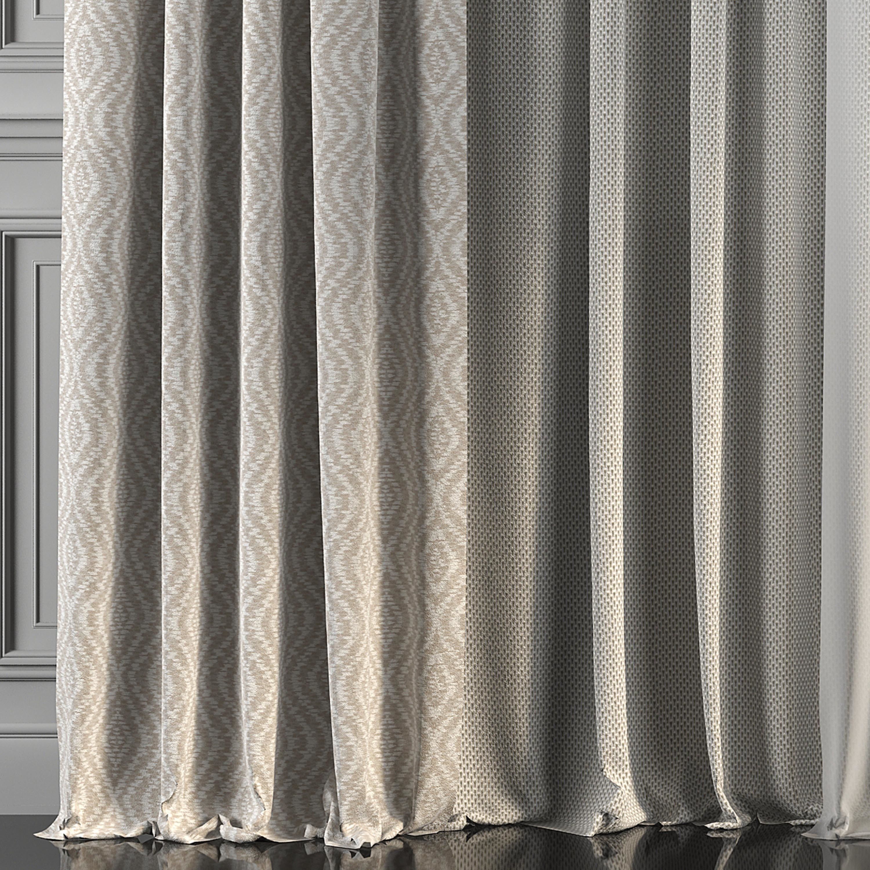 Curtain Set 190 3D model_2