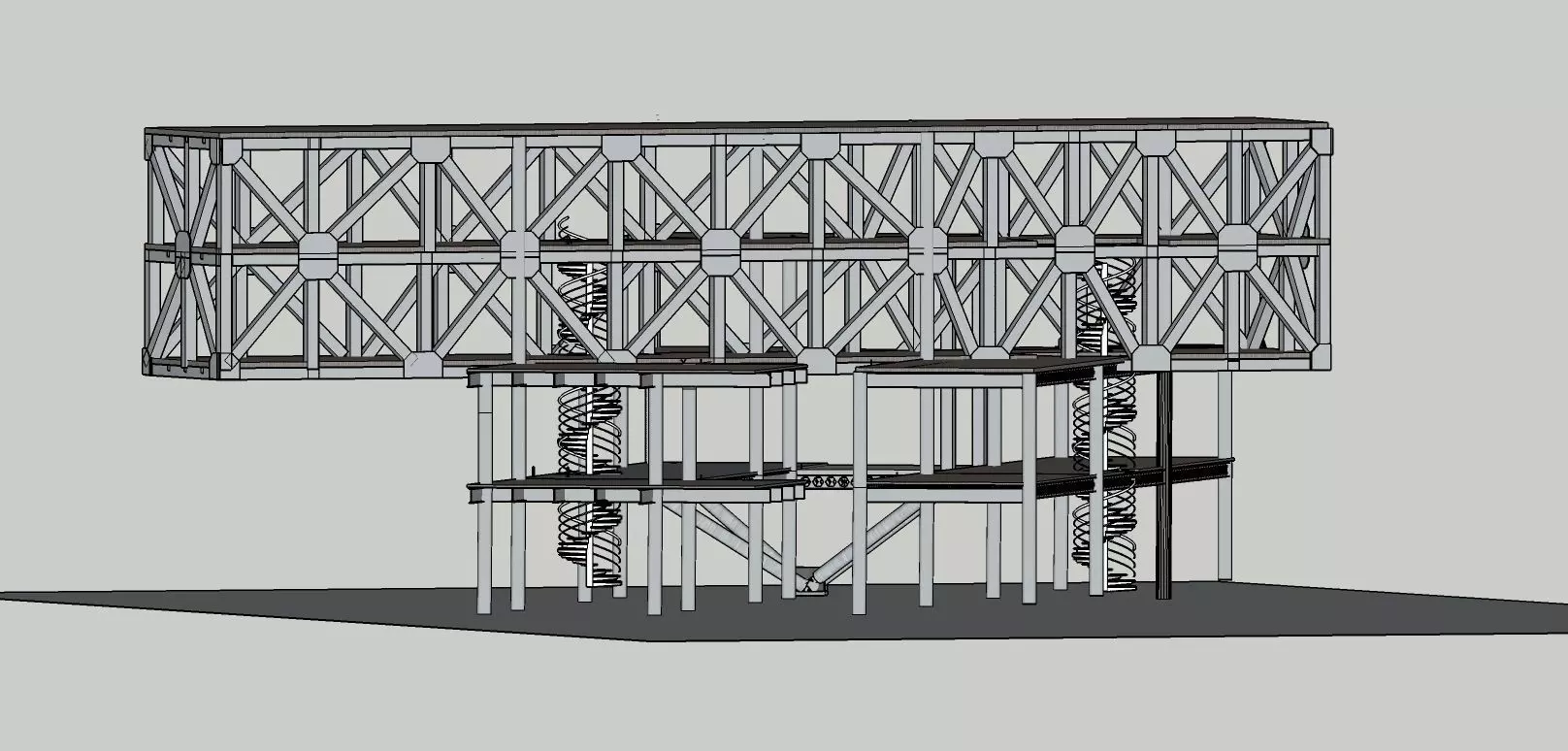 Contemporary Steel Project Design 3D print model
