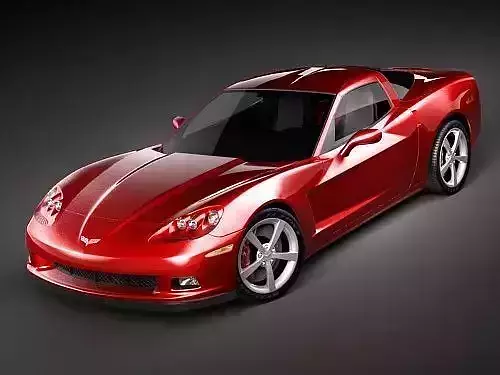 Chevrolet Corvette ZR1 mid-poly 3D model