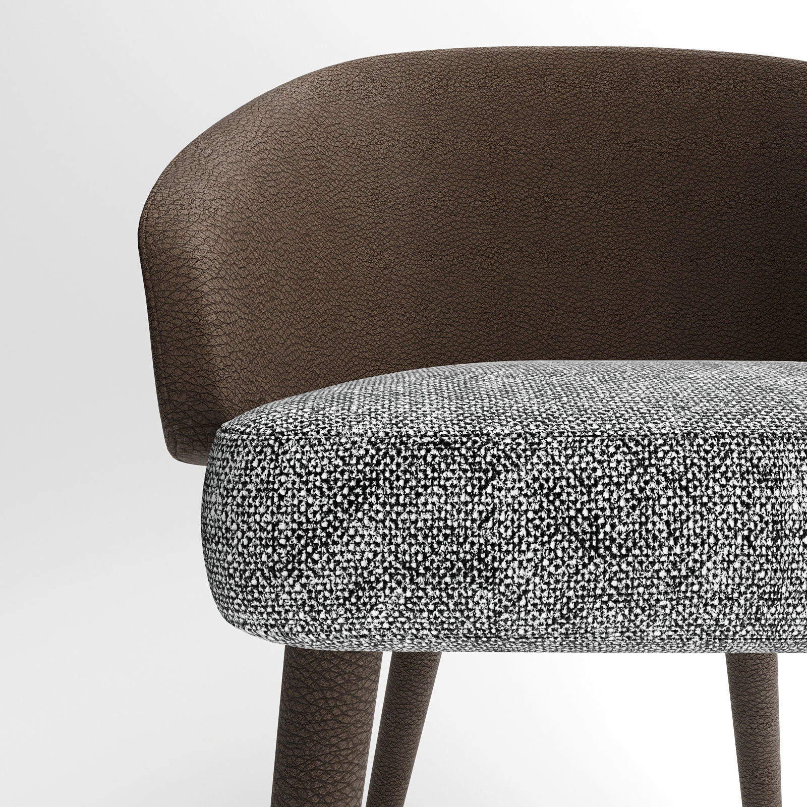 Dining chair 02 3D model_4