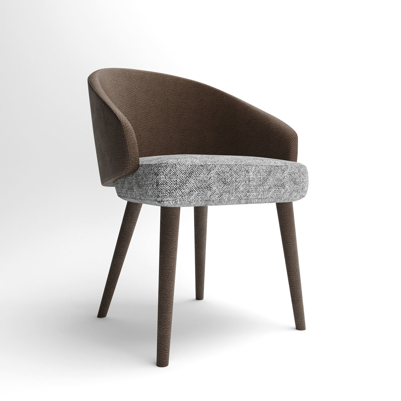 Dining chair 02 3D model_1