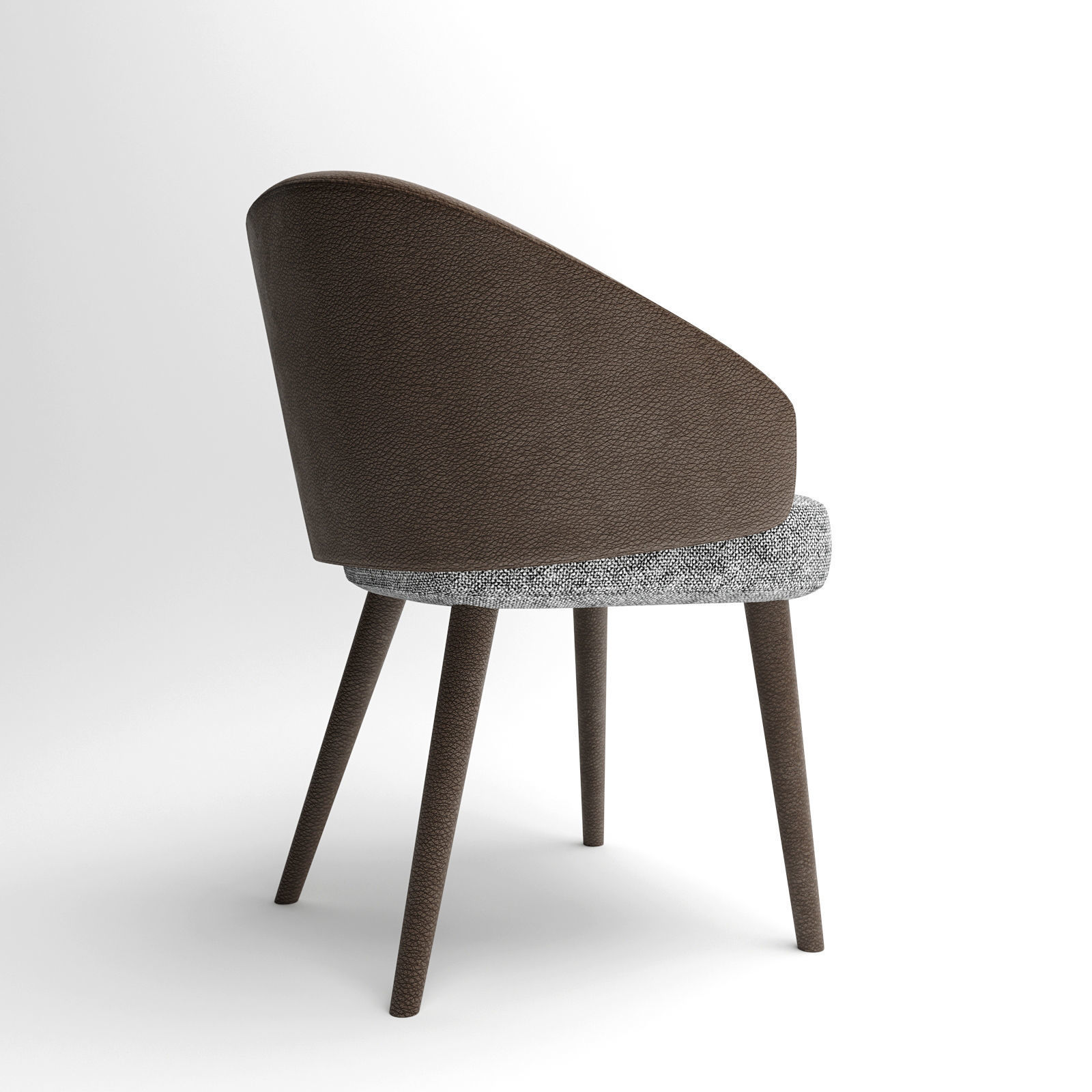 Dining chair 02 3D model_3