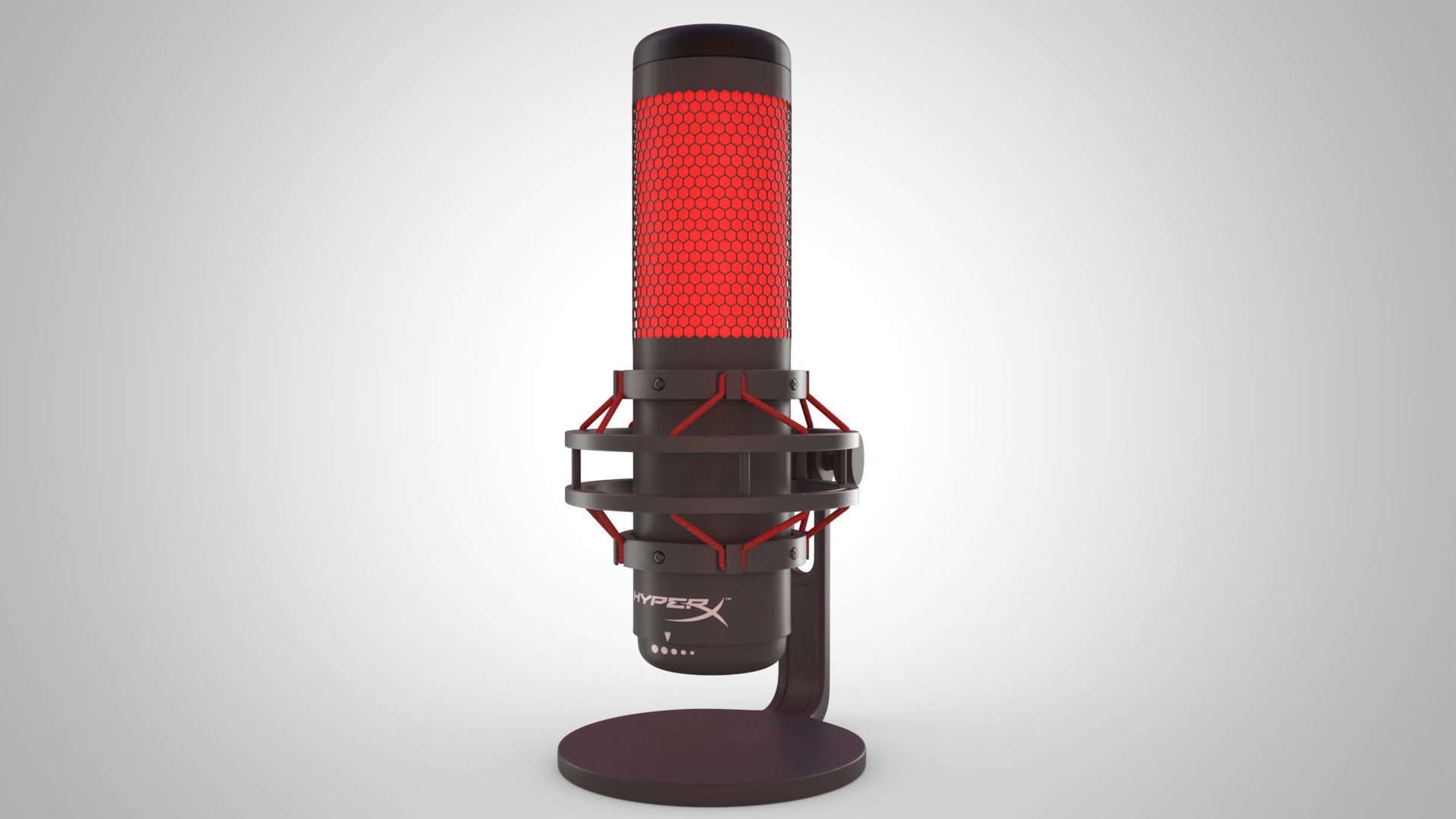 hyperx microphone  3D model_1