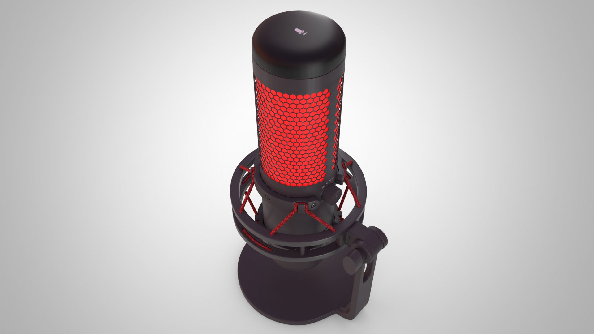 hyperx microphone  3D model_2