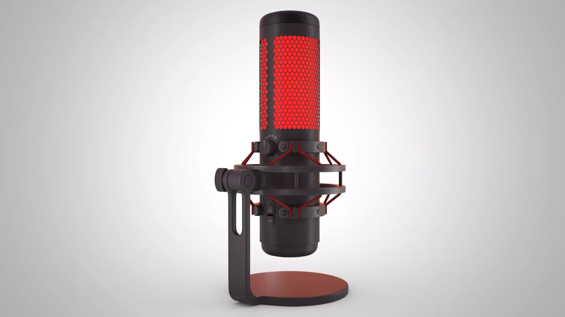 hyperx microphone  3D model_0