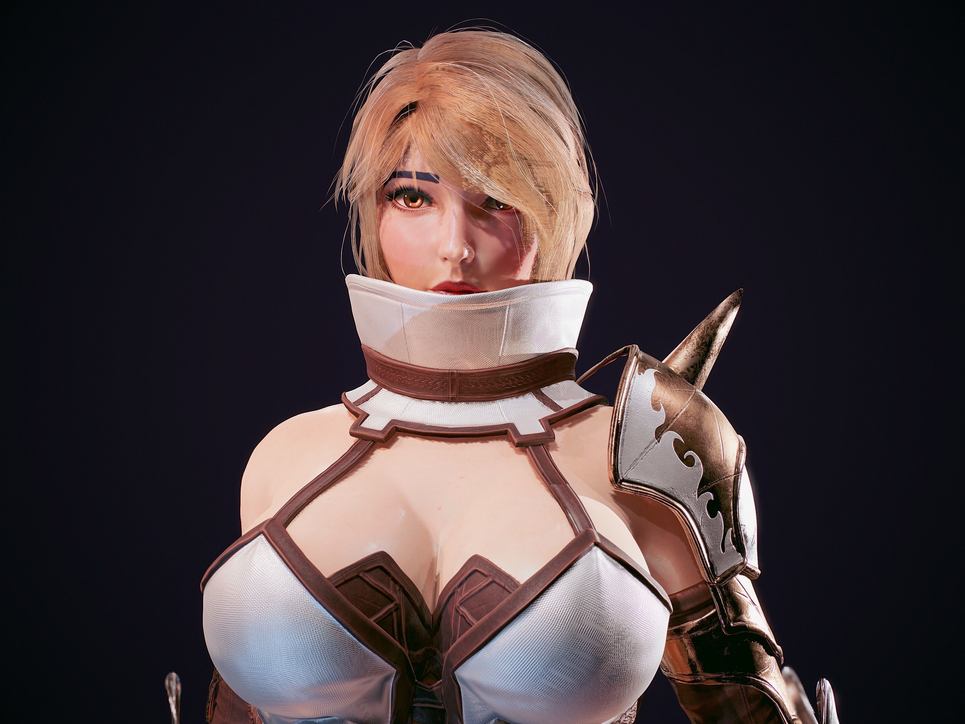 Ninja Warrior - Unreal Low-poly  Low-poly 3D model_29