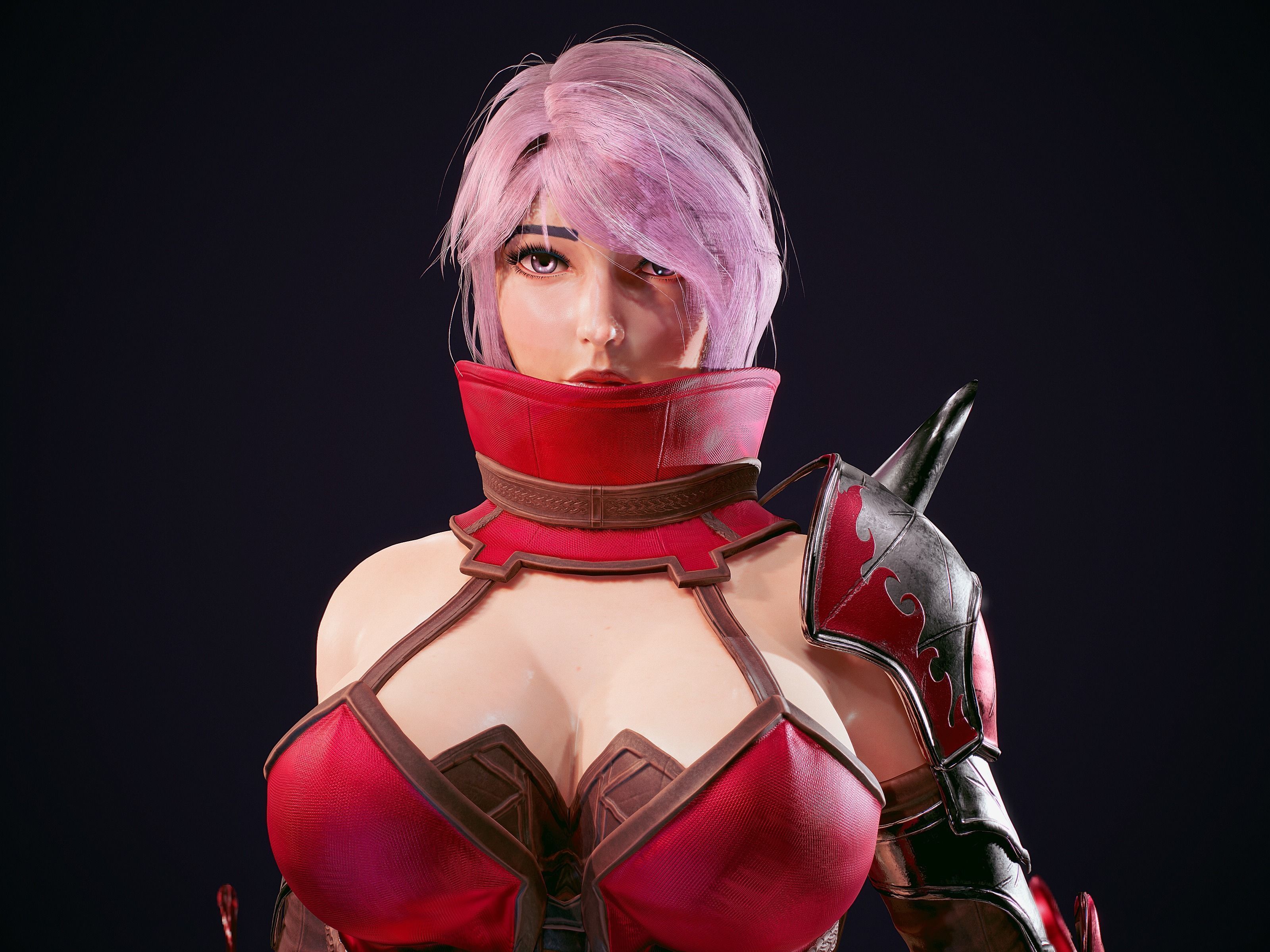 Ninja Warrior - Unreal Low-poly  Low-poly 3D model_28