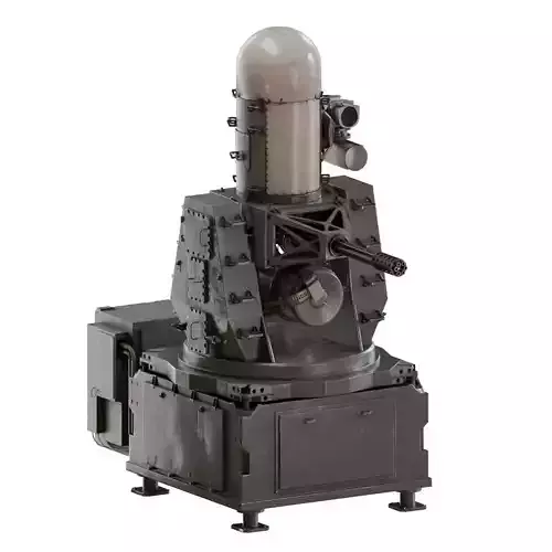 Phalanx CIWS Low-poly 3D model