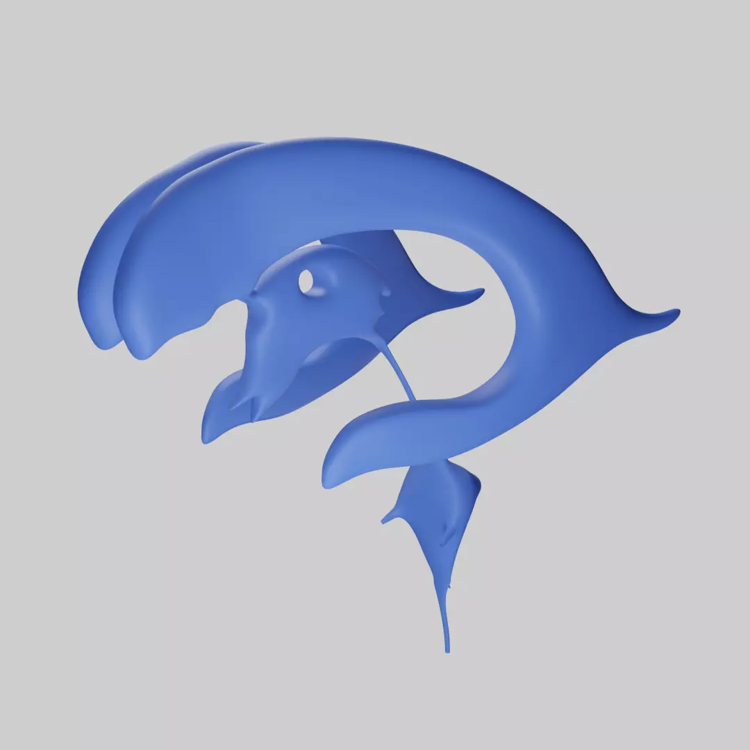 Ventricular system of the brain 3D model_0