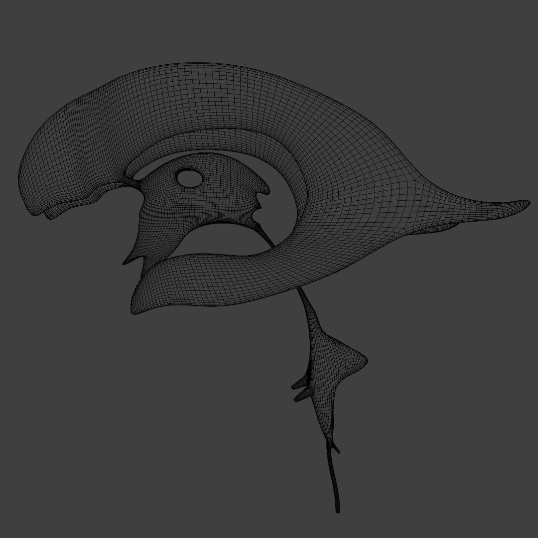 Ventricular system of the brain 3D model_6