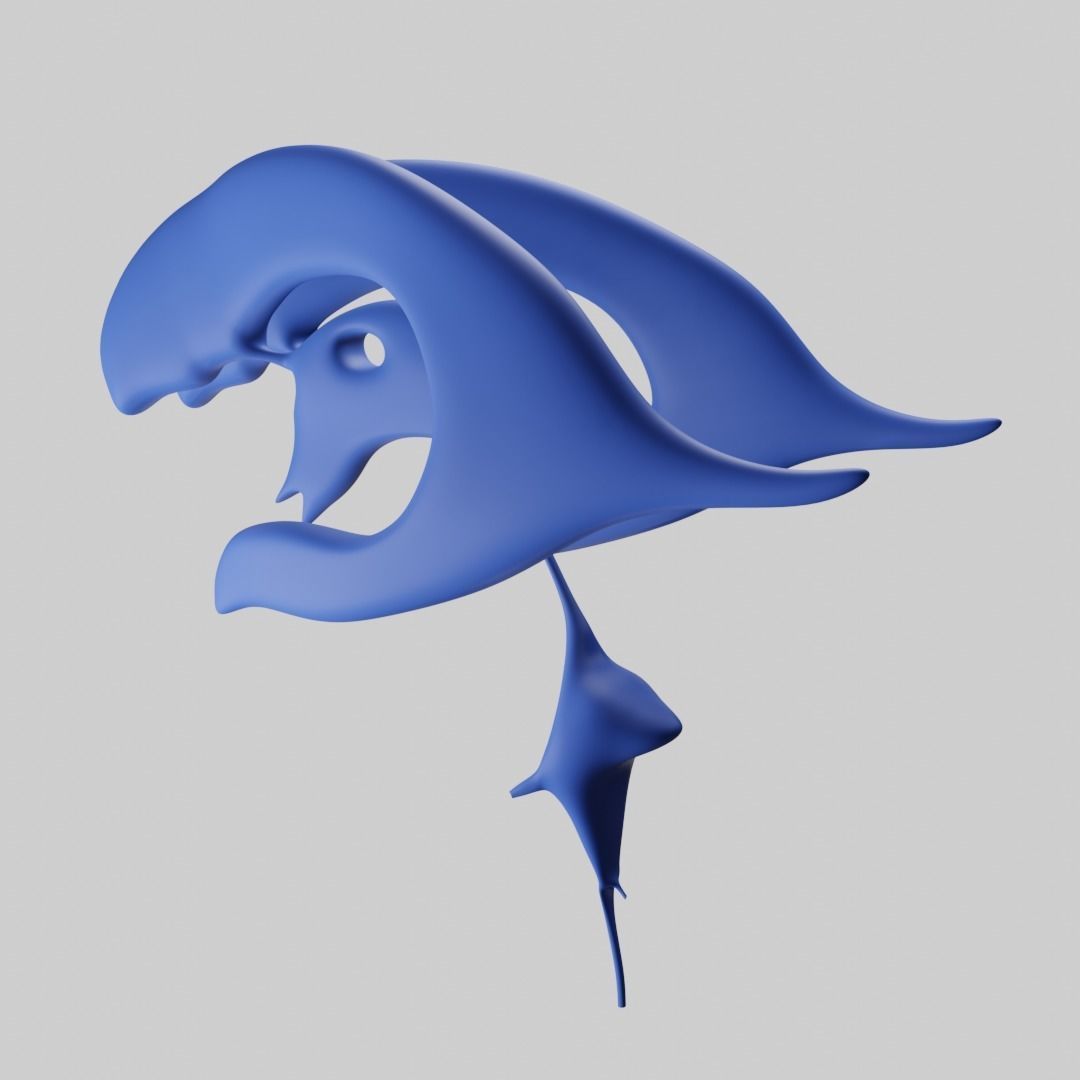 Ventricular system of the brain 3D model_4