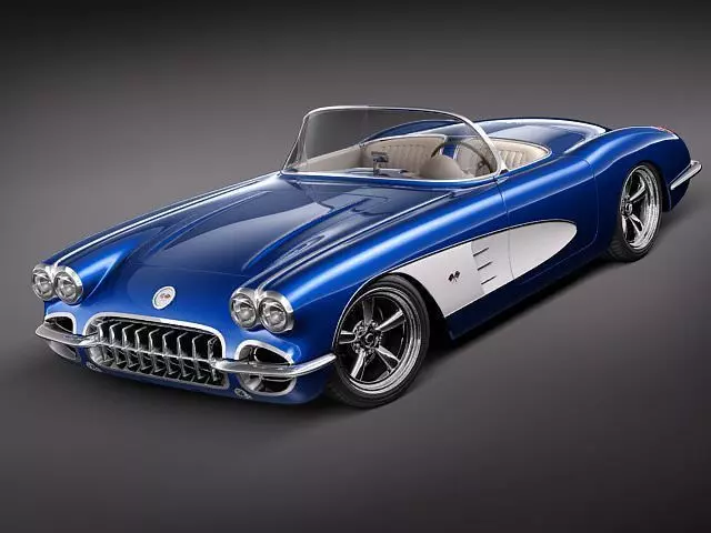 Chevrolet Corvette C1- custom 3D model
