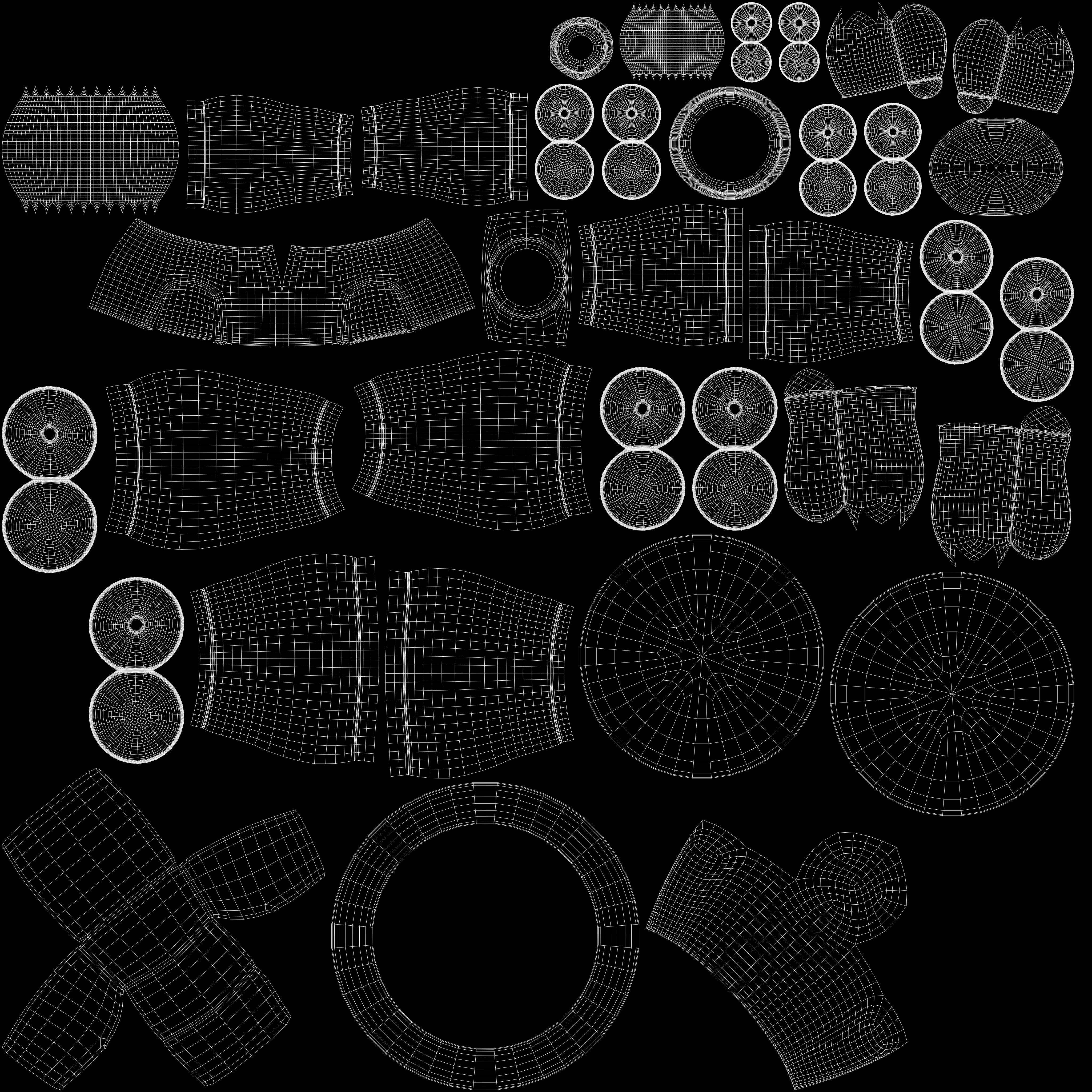 Wooden Jointed Manikin 3D model_17