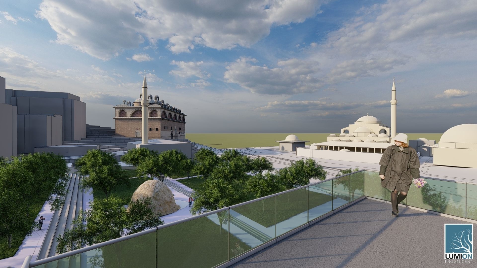 Society Education Center  3D print model_12