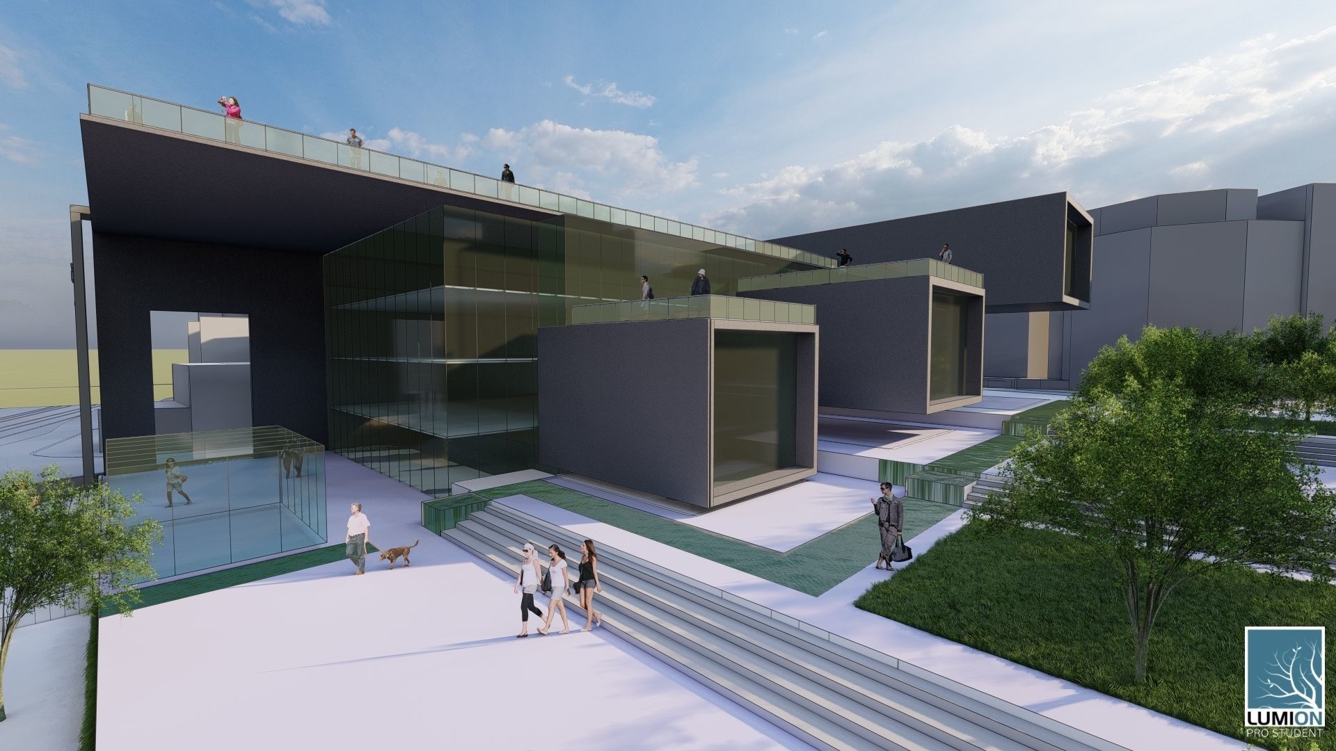 Society Education Center  3D print model_18