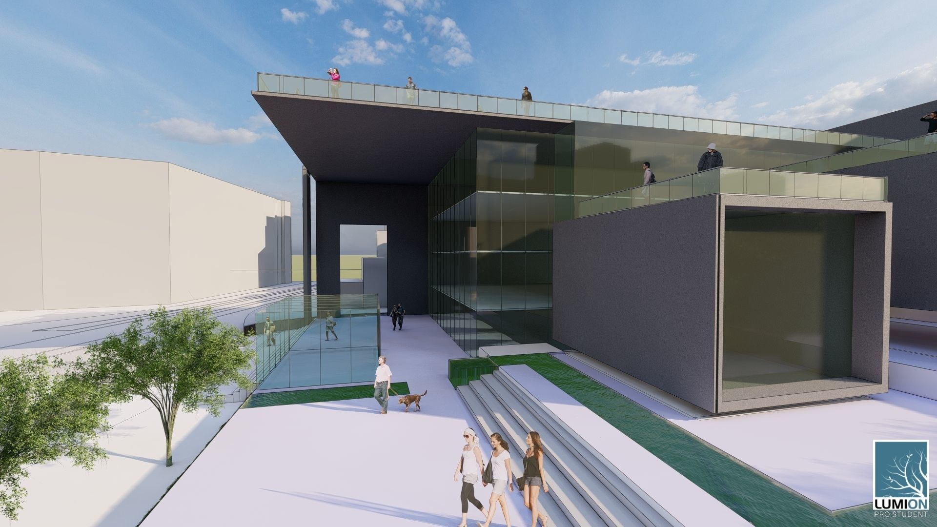 Society Education Center  3D print model_23