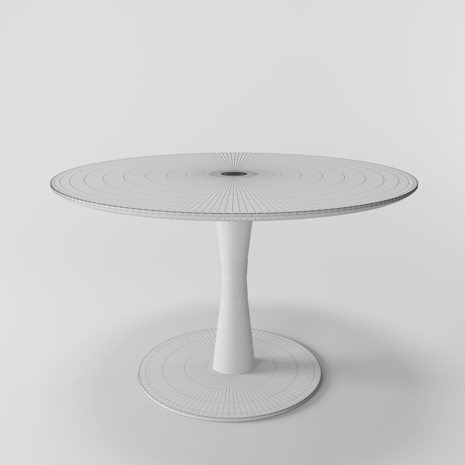 Table with chairs 3D model_6