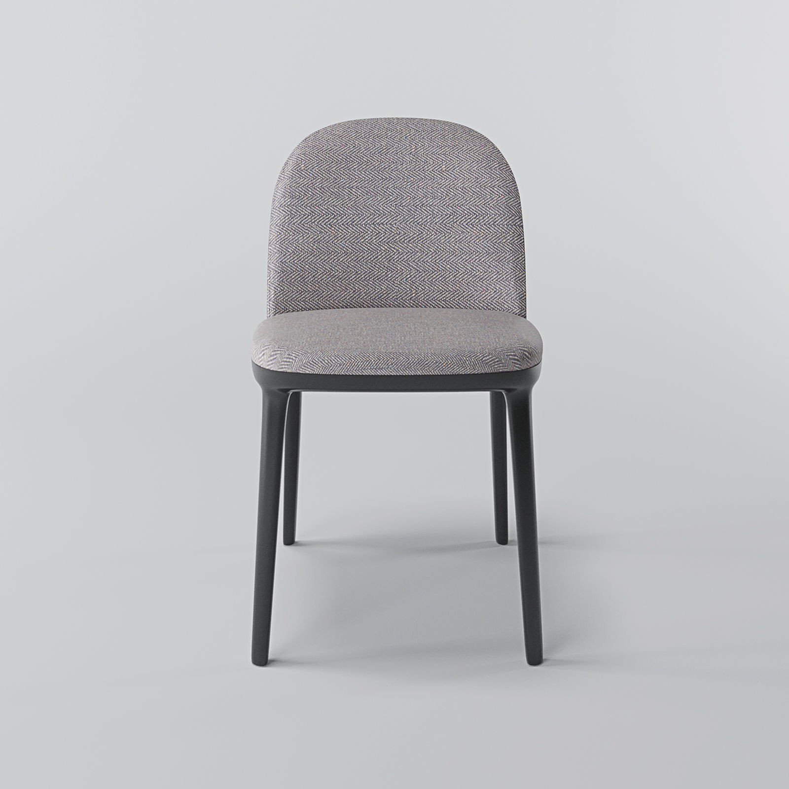 Table with chairs 3D model_1