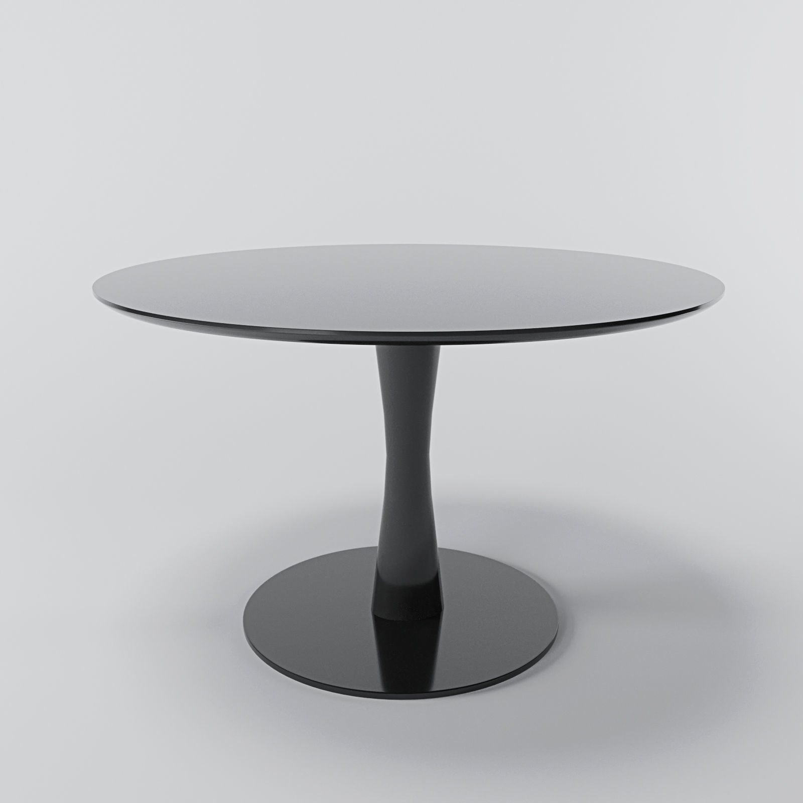 Table with chairs 3D model_2