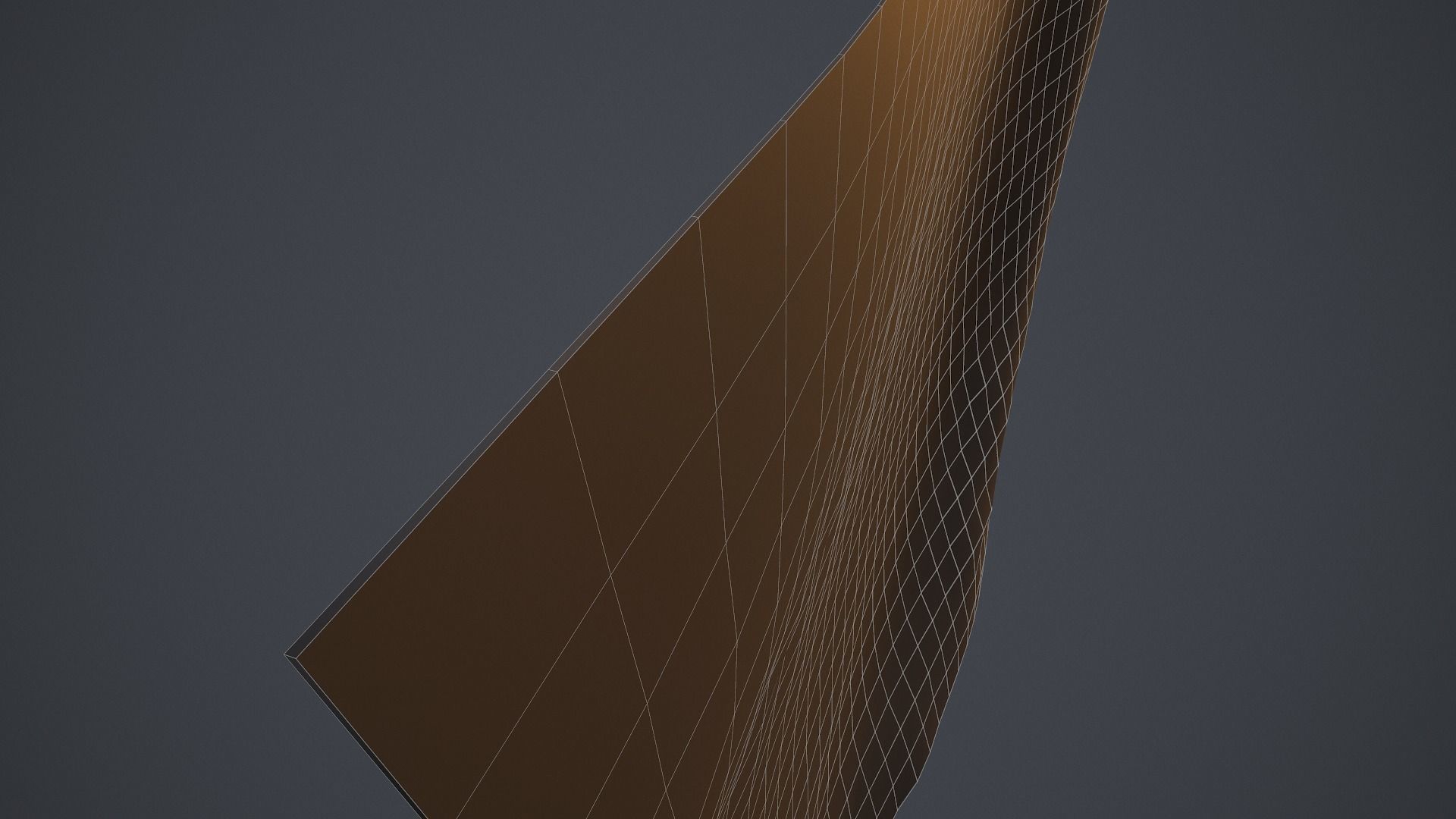 Animated Pirate Black Flag Low-poly 3D model_16