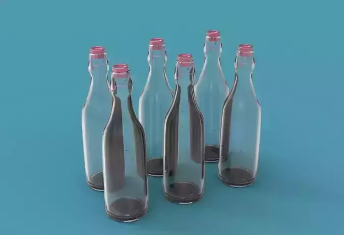 MilkBottle empty glass bottles
