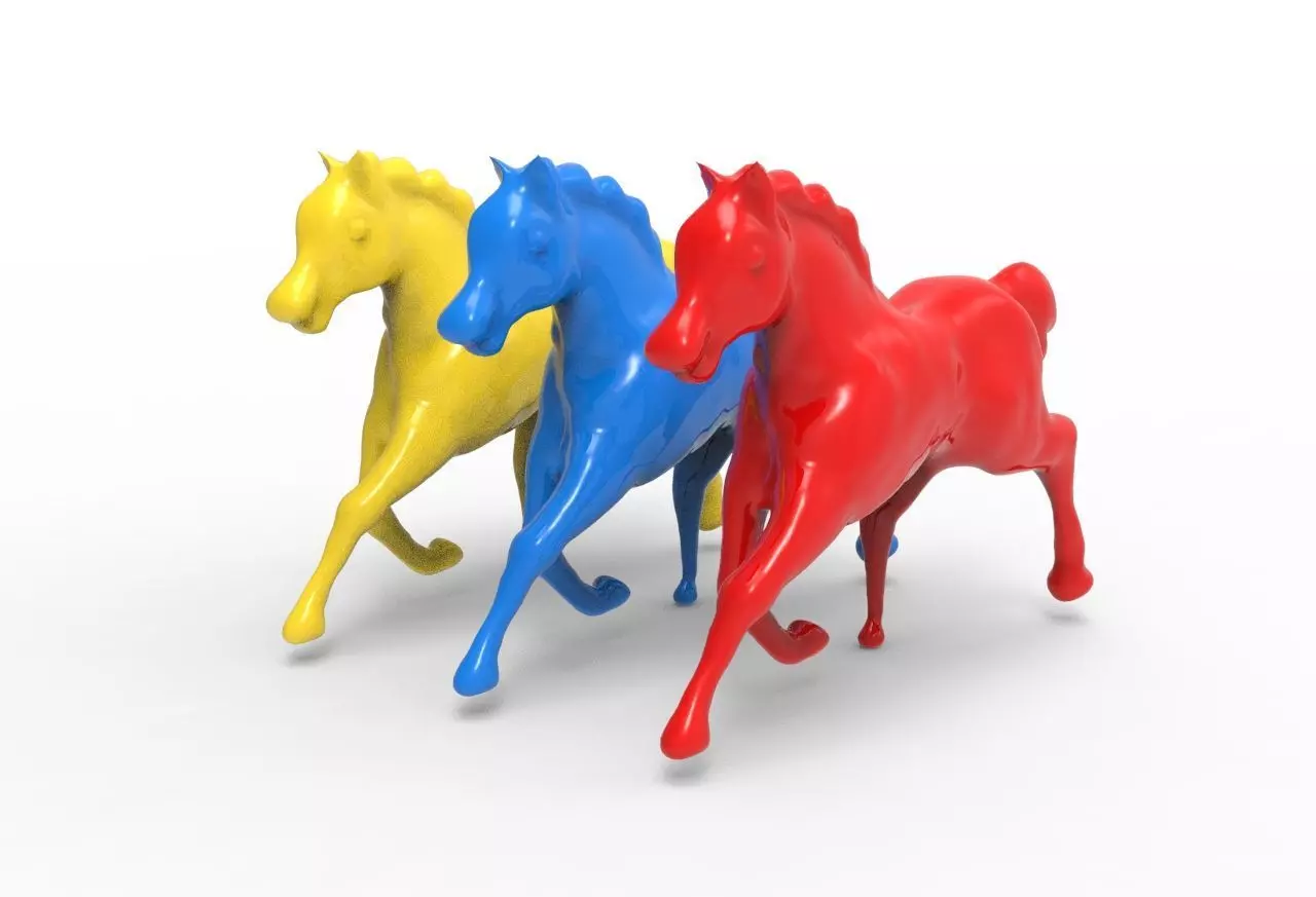 Toy Horse Low-poly 3D model