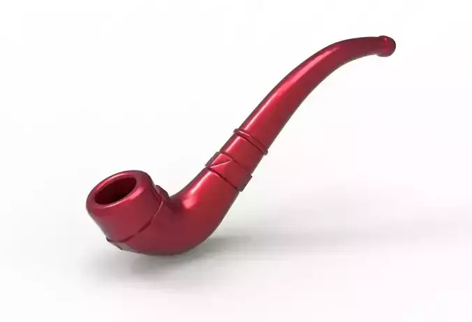 Smoking Pipe Low-poly 3D model