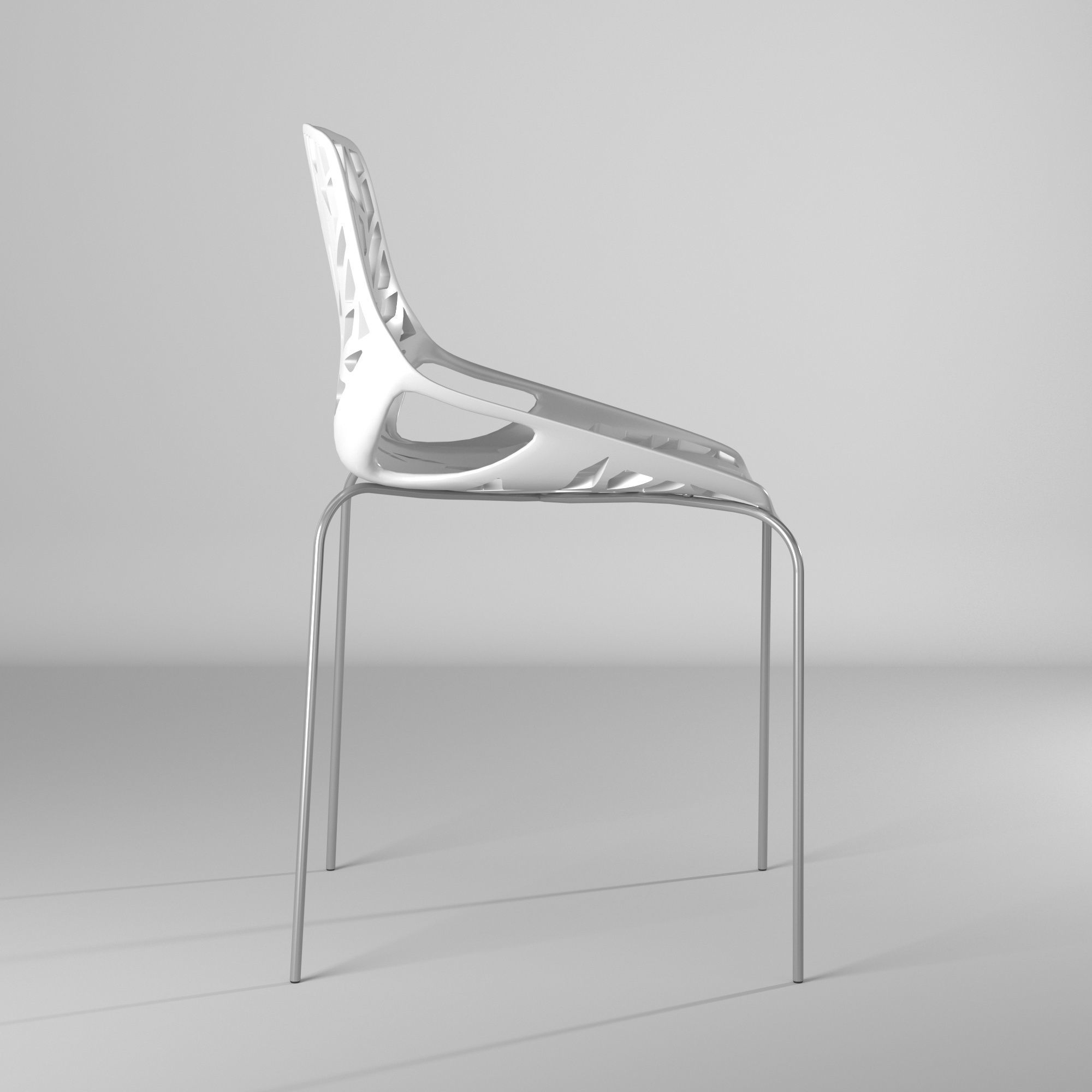 Silla con huecos - Holes Chair 3D model_30