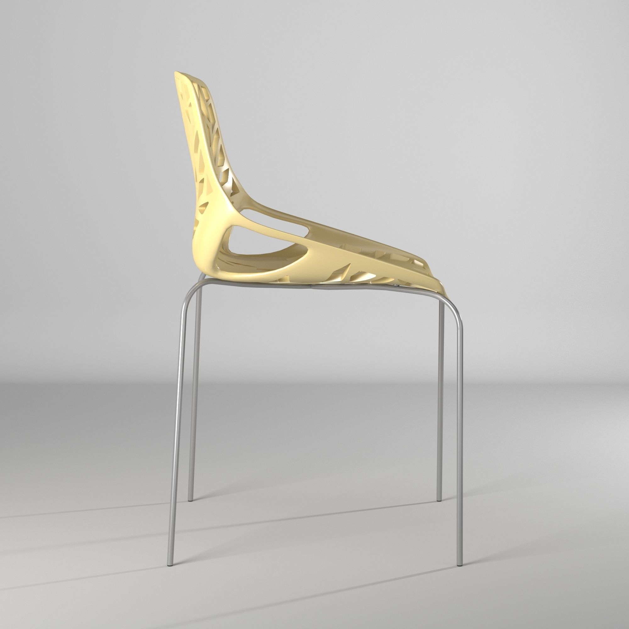 Silla con huecos - Holes Chair 3D model_26