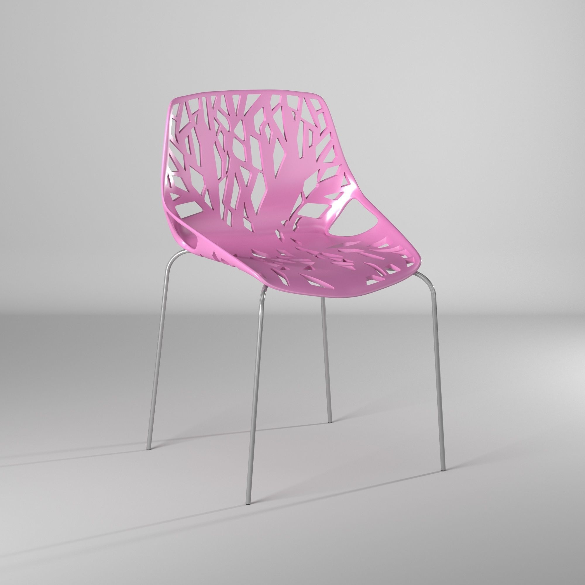 Silla con huecos - Holes Chair 3D model_17