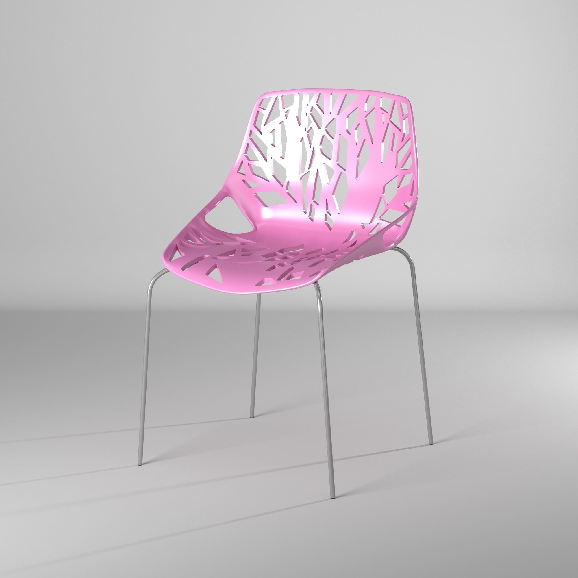 Silla con huecos - Holes Chair 3D model_1