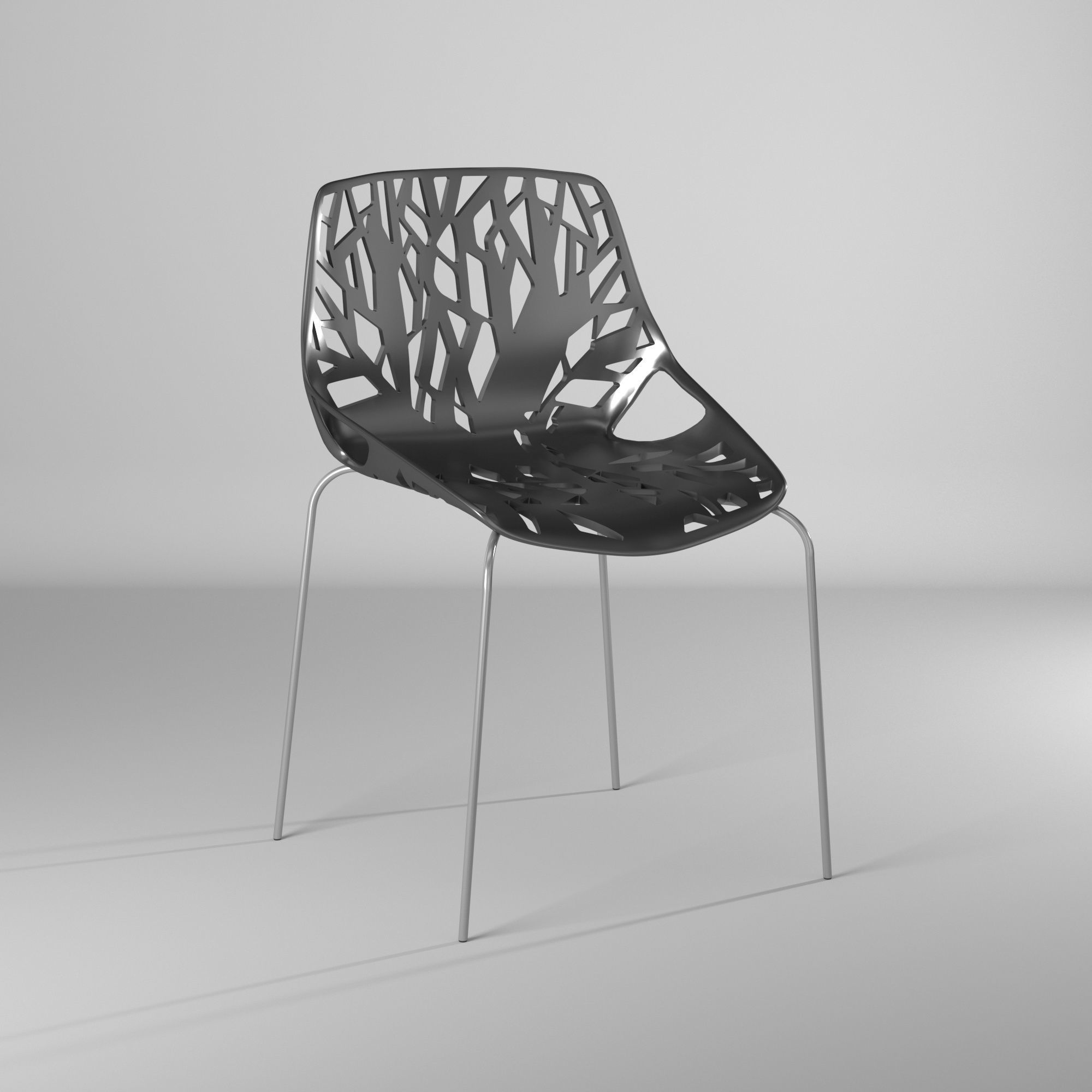 Silla con huecos - Holes Chair 3D model_21