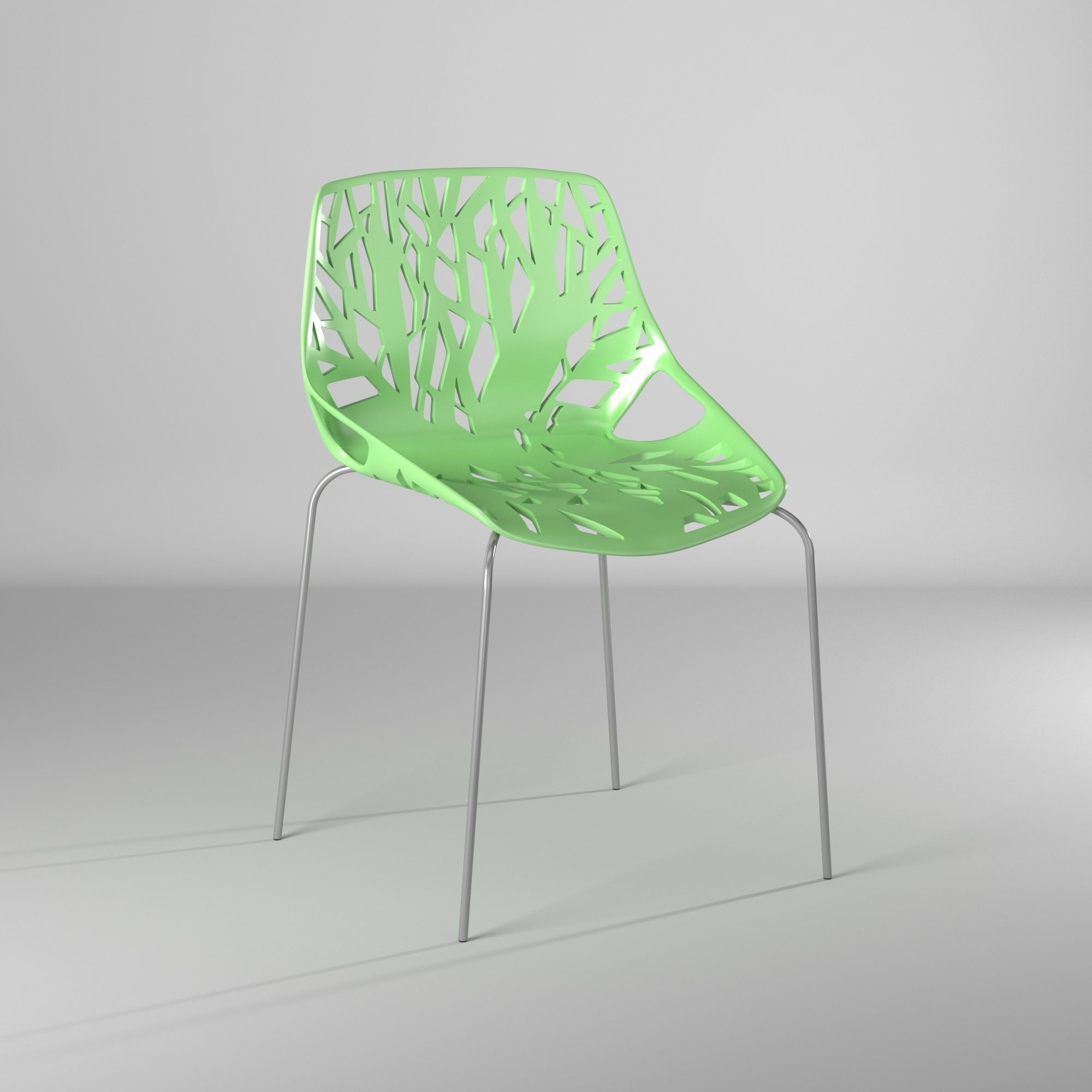 Silla con huecos - Holes Chair 3D model_20