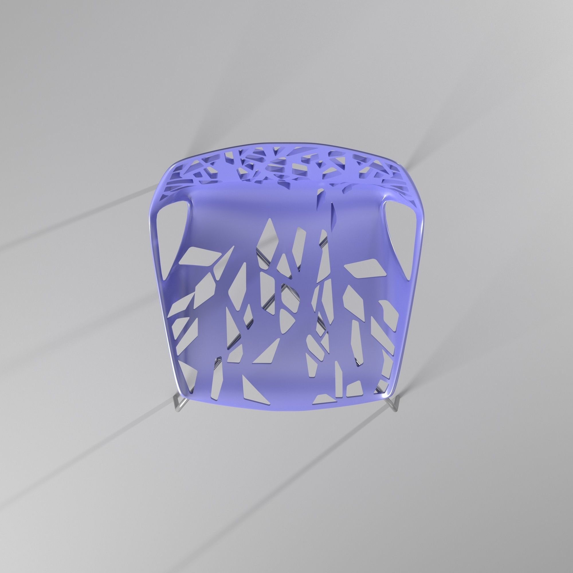 Silla con huecos - Holes Chair 3D model_43