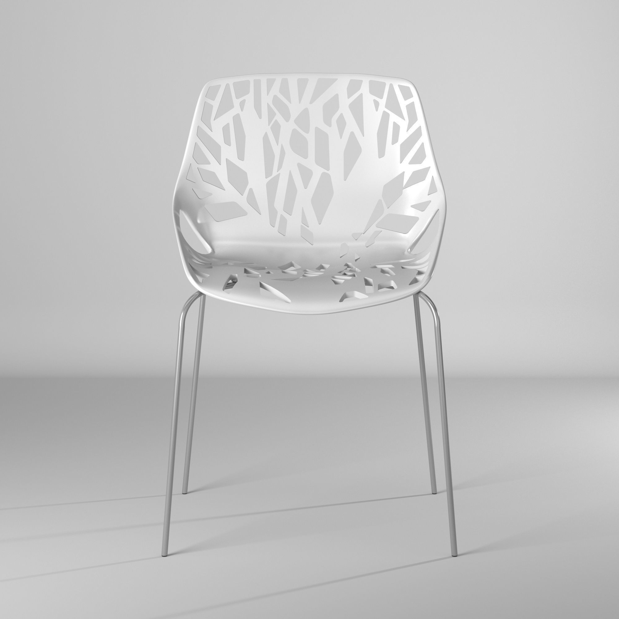 Silla con huecos - Holes Chair 3D model_14