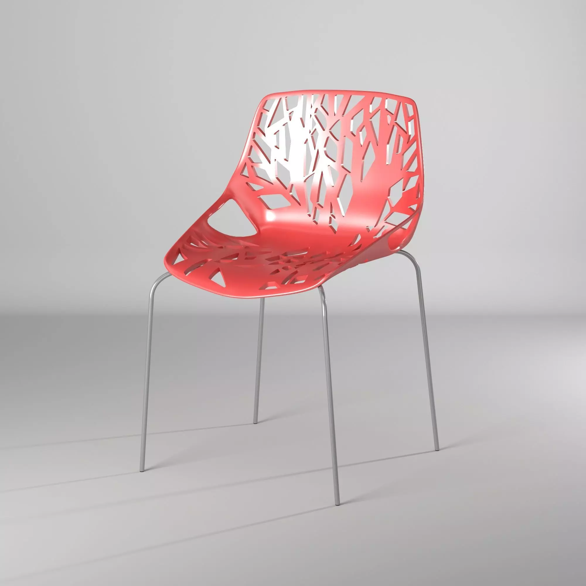 Silla con huecos - Holes Chair 3D model_0