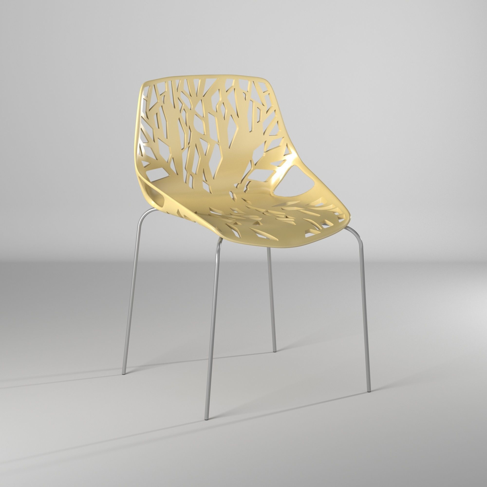 Silla con huecos - Holes Chair 3D model_18