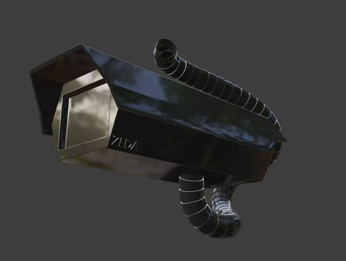 VIDEO CAM Surveillance 3D model_0