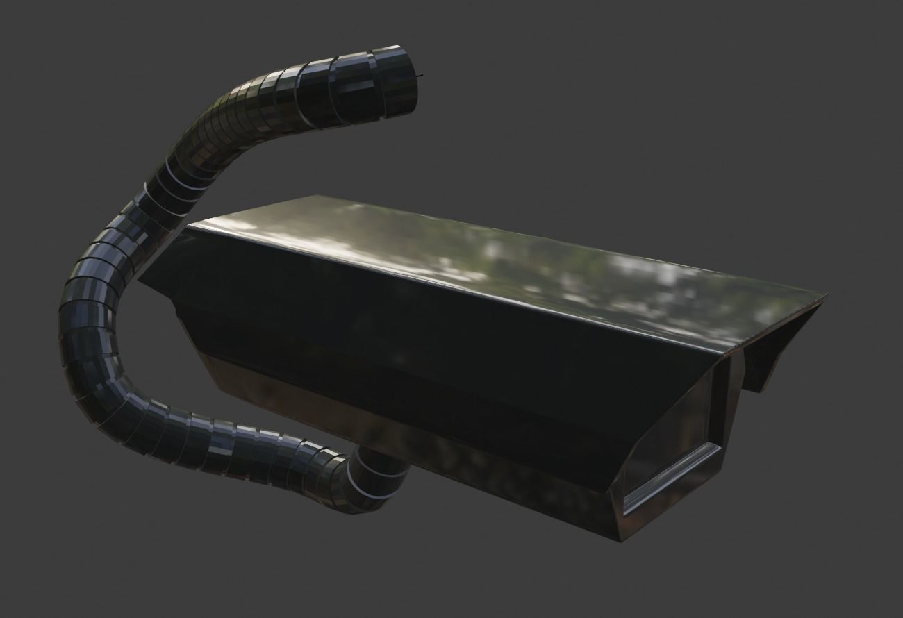 VIDEO CAM Surveillance 3D model_5